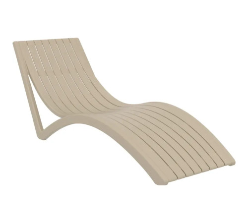 Шезлонг Siesta Slim, бежевий Шезлонг Siesta Slim, бежевий