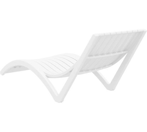 Шезлонг Siesta Slim, білий Шезлонг Siesta Slim, білий