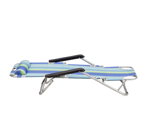 Лежак NC3024 NILS CAMP - блакитний Лежак NC3024 NILS CAMP - блакитний