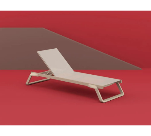 Шезлонг Siesta Tropic, бежевий Шезлонг Siesta Tropic, бежевий
