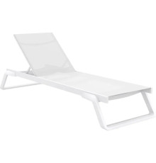 Шезлонг Siesta Tropic, білий