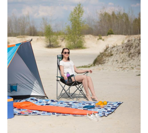 Крісло для кемпінгу NILS CAMP NC3080 зелене Крісло для кемпінгу NILS CAMP NC3080 зелене