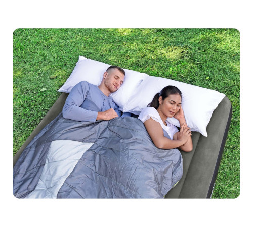 Двомісний надувний матрац Bestway 6713N 203 x 152 x 25 см Двомісний надувний матрац Bestway 6713N 203 x 152 x 25 см