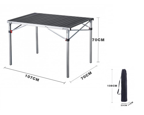 Розкладний кемпінговий стіл KING CAMP для 4-6 осіб 100 x 70 см