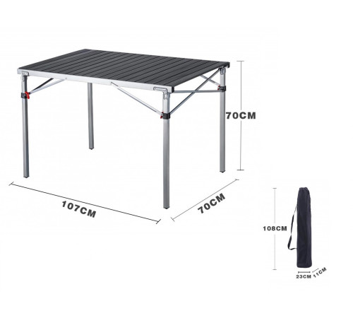 Розкладний кемпінговий стіл KING CAMP для 4-6 осіб 100 x 70 см