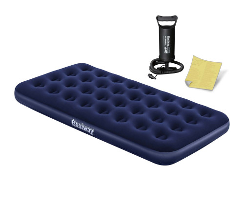 Надувний матрац з насосом 188 x 99 x 22 см Bestway 67001 Надувний матрац з насосом 188 x 99 x 22 см Bestway 67001