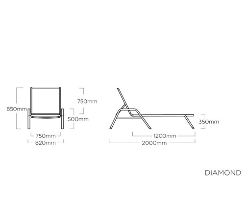 Садовий шезлонг KETTLER DIAMOND (0103914-0000) Садовий шезлонг KETTLER DIAMOND (0103914-0000)