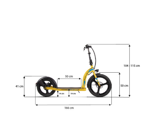 W-TEC Richbit 20/16' - жовтий W-TEC Richbit 20/16' - жовтий