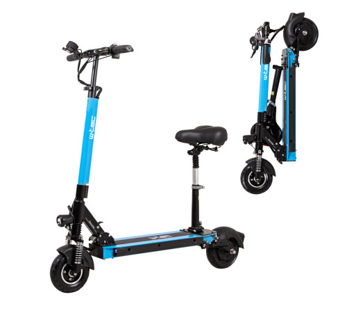 W-TEC Skootie Pro II 8' з сидінням - чорно-синій W-TEC Skootie Pro II 8' з сидінням - чорно-синій