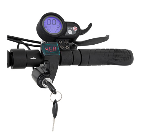 W-TEC Skootie Pro II 8' з сидінням - чорно-синій W-TEC Skootie Pro II 8' з сидінням - чорно-синій