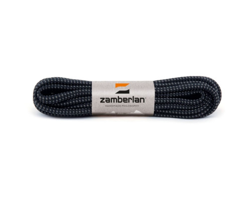 Шнурівки Zamberlan Laces 190 см 081 Black/Grey - чорні