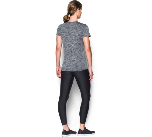 Жіноча футболка Under Armour Tech SSV Twist - S - чорна Жіноча футболка Under Armour Tech SSV Twist - S - чорна