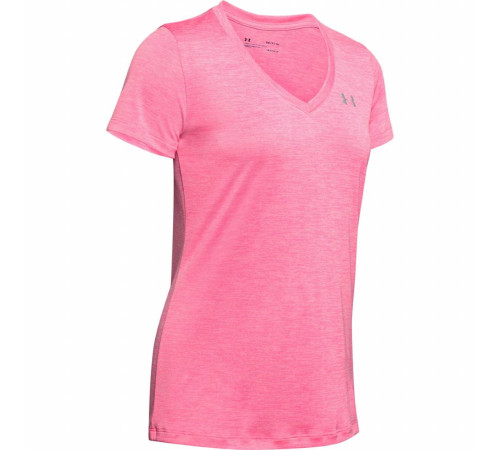 Жіноча футболка Under Armour Tech SSV Twist - S - рожева Жіноча футболка Under Armour Tech SSV Twist - S - рожева