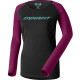 Футболка Dynafit 24/7 L/S Tee Wms - 40/34 - чорний/бордовий