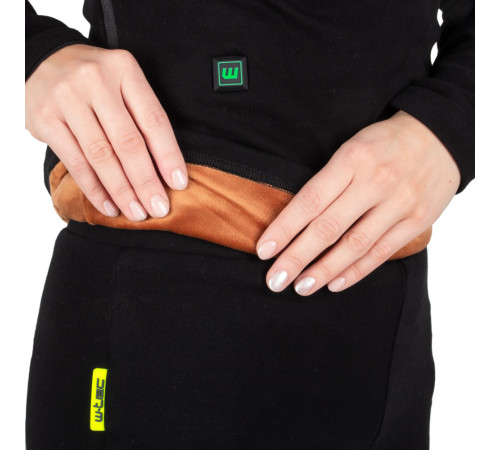 Жіноча футболка з довгим рукавом з підігрівом W-TEC Insulong Lady - чорний/XXL Жіноча футболка з довгим рукавом з підігрівом W-TEC Insulong Lady - чорний/XXL