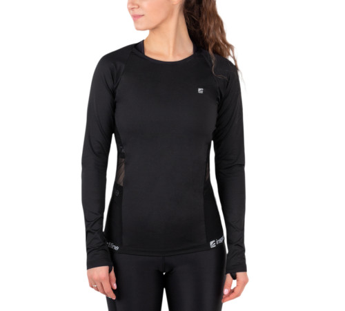 Жіноча футболка inSPORTline T-Long - L - чорна Жіноча футболка inSPORTline T-Long - L - чорна