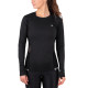 Жіноча футболка inSPORTline T-Long - L - чорна