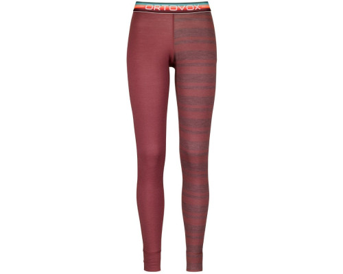 Термоштани ж Ortovox 185 ROCK'N'WOOL LONG PANTS W mountain rose - M - бордові