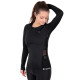 Жіноча футболка inSPORTline T-Long - XL - чорна