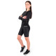 Жіноча футболка inSPORTline T-Long - XL - чорна