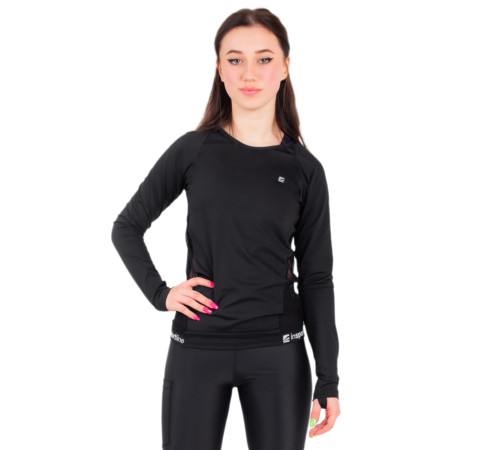 Жіноча футболка inSPORTline T-Long - XL - чорна Жіноча футболка inSPORTline T-Long - XL - чорна