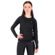 Жіноча футболка inSPORTline T-Long - XL - чорна