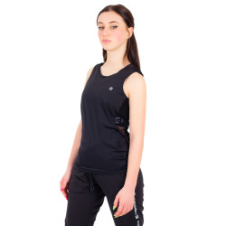 Жіноча спортивна майка inSPORTline Meshtop - XS - чорна