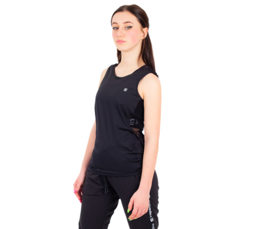 Жіноча спортивна майка inSPORTline Meshtop - XS - чорна