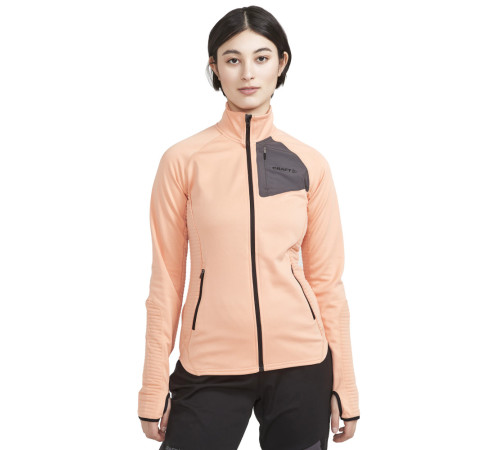 Жіноча термокуртка CRAFT ADV Tech Fleece W - XS - оранжева Жіноча термокуртка CRAFT ADV Tech Fleece W - XS - оранжева