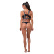 Стринги Nebbia Mesh Me 542 - чорний/М