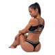 Стринги Nebbia Mesh Me 542 - чорний/М