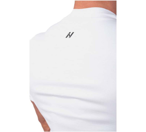 Чоловіча футболка Nebbia Vertical Logo 293 - білий/L Чоловіча футболка Nebbia Vertical Logo 293 - білий/L