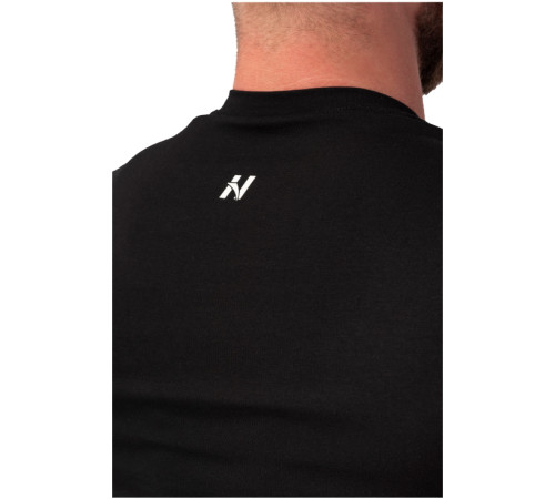 Чоловіча футболка Nebbia Minimalist Logo 291 - XXL - чорна