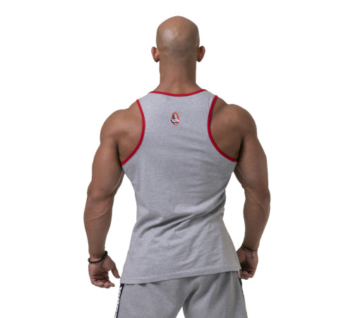 Чоловіча футболка без рукавів Nebbia Old School Muscle 193 - сірий/XXL