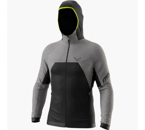 Фліс Dynafit Tour Wool Thermal Hoody Mns - M - сірий/чорний Фліс Dynafit Tour Wool Thermal Hoody Mns - M - сірий/чорний