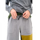 Штани uni Turbat Fun Camp cloudburst grey/khaki - XS - сірий/хакі