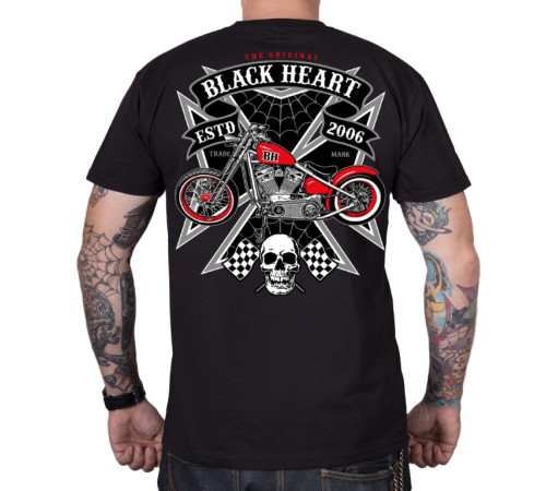 Футболка чоловіча BLACK HEART Iron - M - чорна