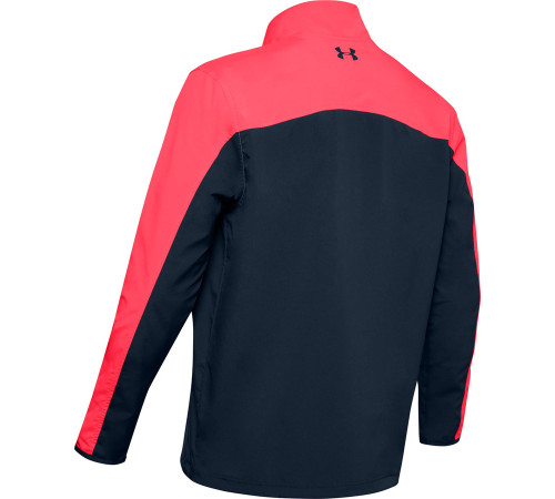 Чоловіча куртка для гольфу Under Armour Storm Windstrike Full Zip - М - синьо-рожева