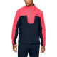 Чоловіча куртка для гольфу Under Armour Storm Windstrike Full Zip - М - синьо-рожева