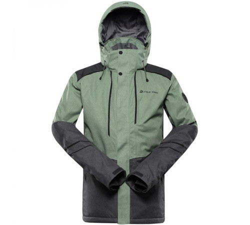 Куртка ч Alpine Pro ZARIB MJCB636 722 - S - зелений/чорний Куртка ч Alpine Pro ZARIB MJCB636 722 - S - зелений/чорний