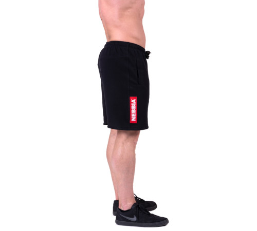 Чоловічі шорти для спортзалу Nebbia Red Label 152 - розмір XXL / чорний Чоловічі шорти для спортзалу Nebbia Red Label 152 - розмір XXL / чорний