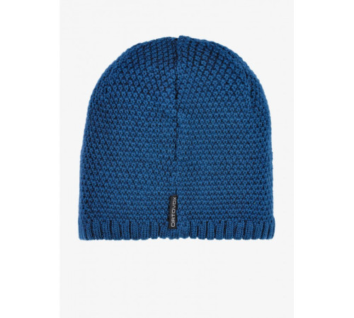 Шапка ч Ortovox ROCK'N'WOOL BEANIE M petrol blue - M - синій