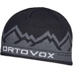 Шапка Ortovox PEAK BEANIE black raven - чорний