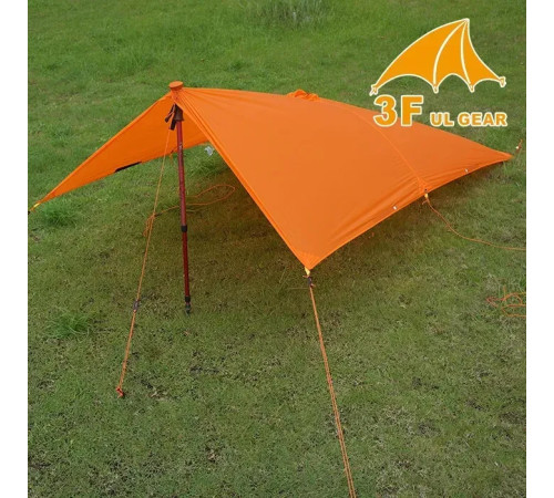 Дощовик-пончо 3F Ul Gear 210T Basic оранжевий Дощовик-пончо 3F Ul Gear 210T Basic оранжевий