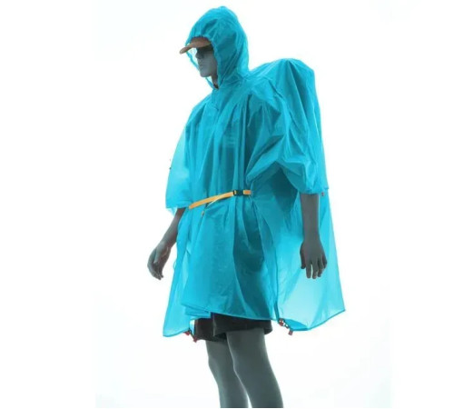 Дощовик-пончо 3F Ul Gear 210T polyester Basic, блакитний Дощовик-пончо 3F Ul Gear 210T polyester Basic, блакитний