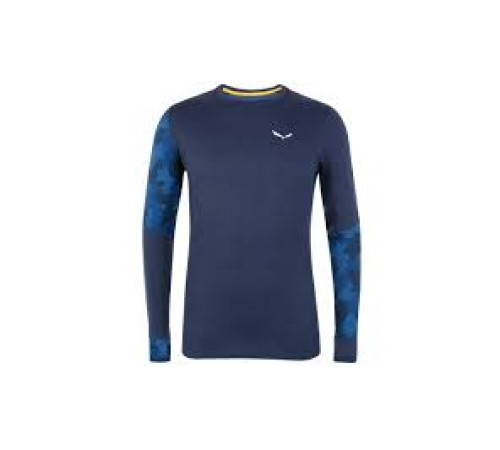 Термофутболка ч Salewa CRISTALLO WARM AMR M L/S TEE 28205 3960 - 46/S - синій