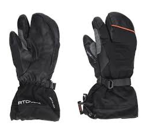 Рукавиці ч Ortovox MERINO FREERIDE 3 FINGER GLOVE M black raven - XS - чорний