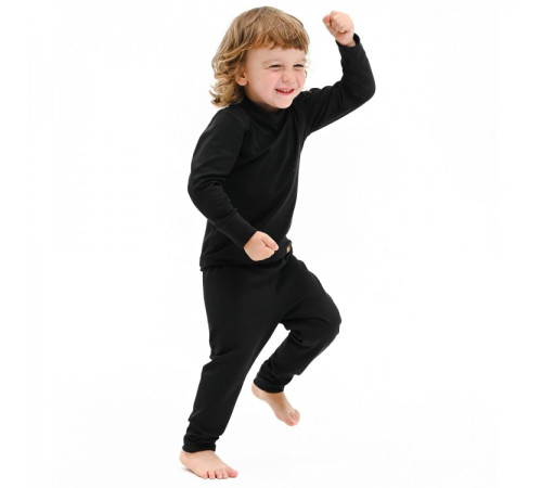 Термофутболка д Turbat Yeti Top Kids anthracite black - 116 - чорний