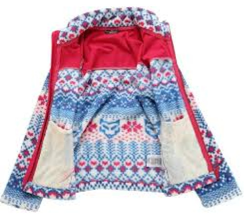 Фліс д Alpine Pro EFLINO KSWB221 412PA - 128-134 - рожевий/синій