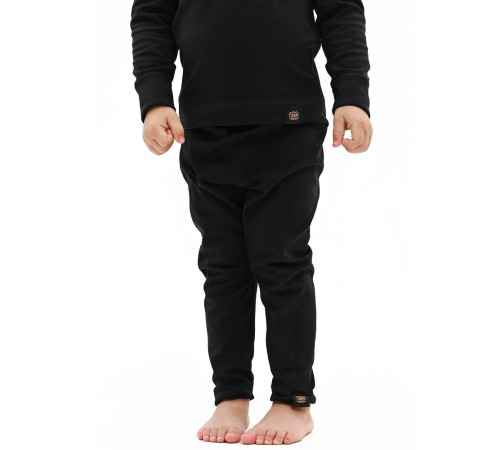 Термоштани д Turbat Yeti Bottom Kids anthracite black - 128 - чорний